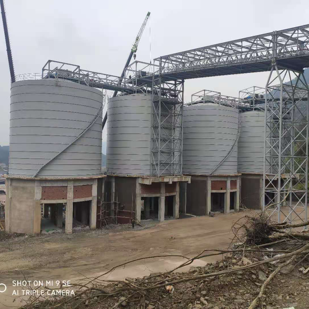 台州3000吨骨料钢板库
